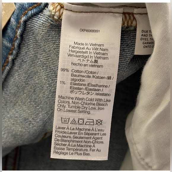 Madewell Curvy Perfect Vintage Jean / size 32 / NWOT - Picture 5 of 7